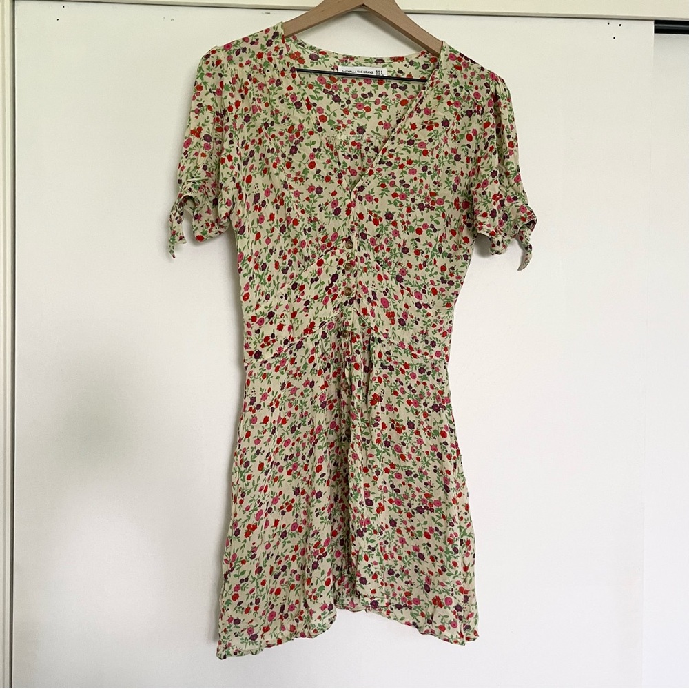 FAITHFULL THE BRAND
MARIANNE MINI DRESS - BASTILLE FLORAL
PRINT
